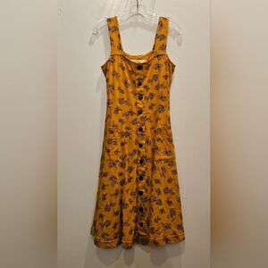 Effie's Heart Yellow Floral Dress